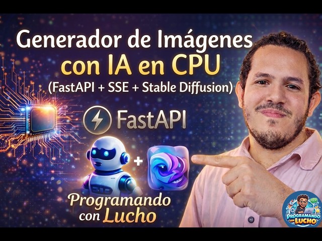 Construye un Generador de Imágenes con IA en CPU (FastAPI + SSE +Stable Diffusionl) PARTE 1