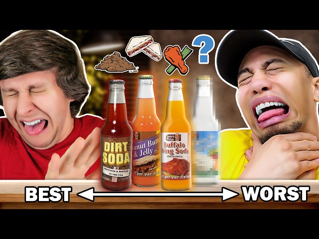 We drank the WORST (and best) flavored sodas in the world!