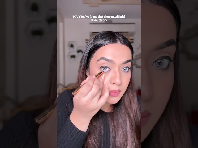 Pigmented Kajal Under ₹220‼️😳😱 | #shorts #kajal #productreview #trending #makeup