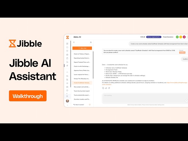 Jibble AI Walkthrough: Your Time Tracking Assistant