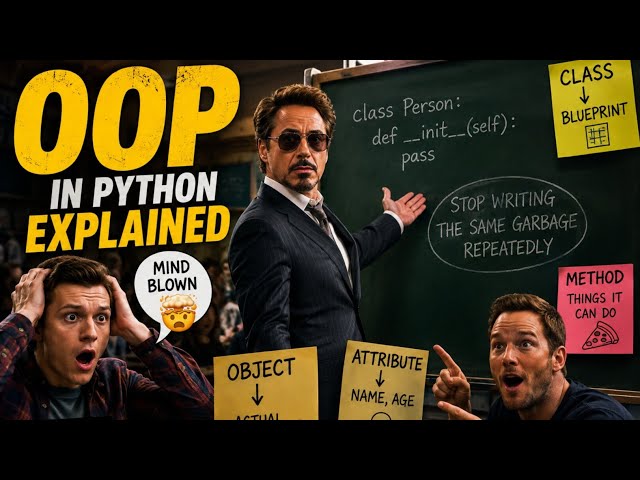 OOP in Python Explained Simply 🐍 | Classes, Objects & Methods #CodeMate #oop #pythonprogramming #fyi