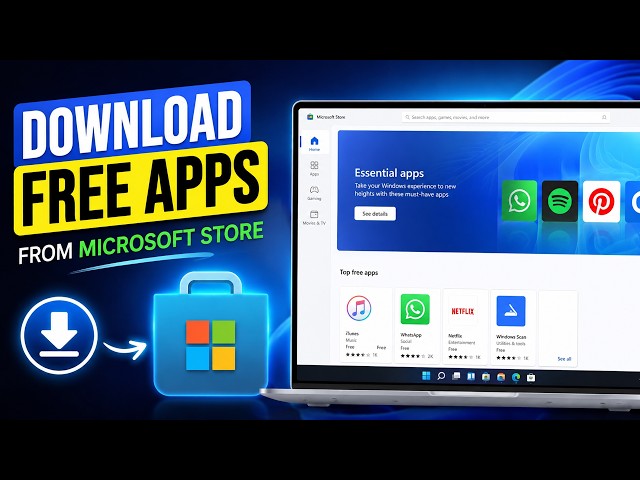 How to Download & Install Free Apps from Microsoft Store on Windows 11
