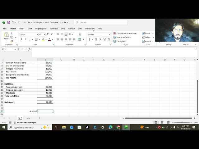 Excel 2021 In Practice - Ch 7 Advance project 7-7 | Simnet 2024 365 Ch 7 Advance Chapter 7-7