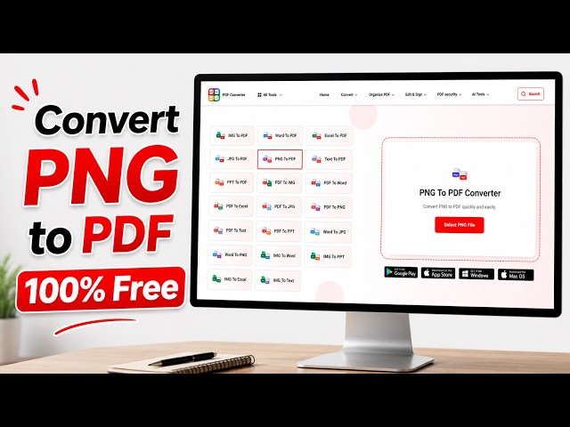 How to Convert PNG to PDF Free | No Sign-Up, No App (2026)