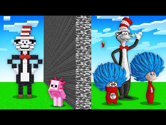 I Cheated With CAT IN THE HAT In Minecraft Build Battle!