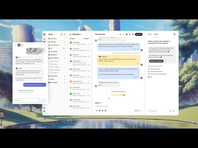 Intercom Customer Service Suite
