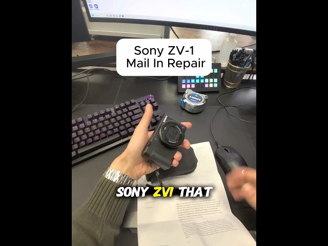 SONY ZV-1 MAIL IN REPAIR! b #smartphone #problemfix #automobile #fix #fixitnow #repairtutorial