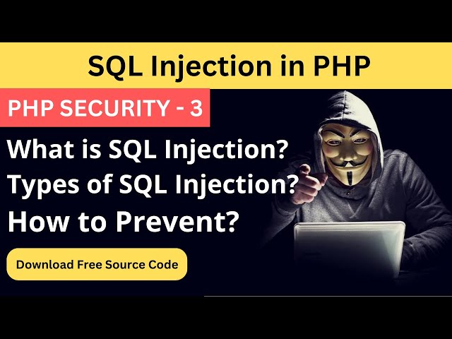 How to Prevent SQL Injection Attack in PHP | SQL Injection in Hindi | PHP Security