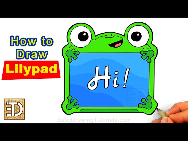 How to Draw Lily Pad from Toy Story 5