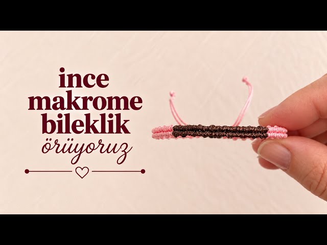 Delicate 🌸 Macrame Bracelet Tutorial | Thin Macrame Bracelet Tutorial
