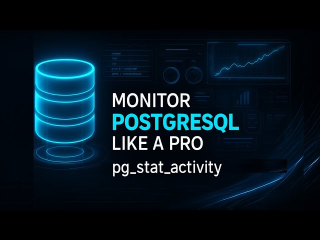 Monitor PostgreSQL Like a Pro — Understanding pg_stat_activity (Active, Idle & Transactions)