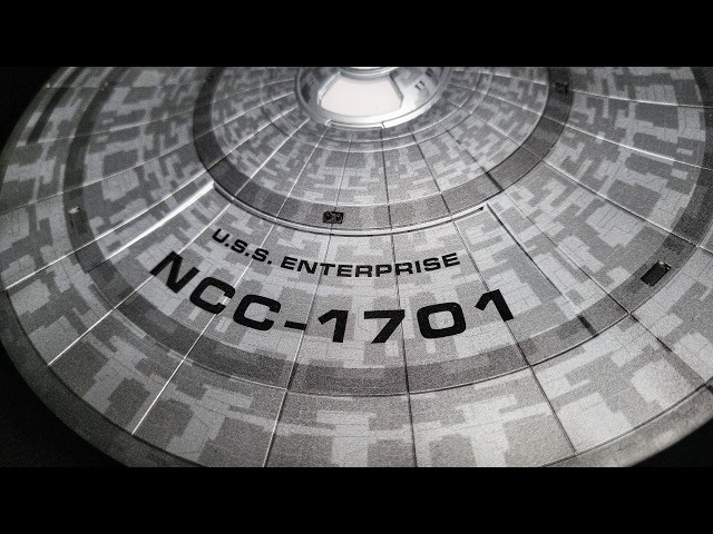 So many decals! The strange new design of the USS Enterprise