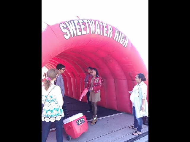 Gail Devers comes home to Sweetwater High School in National City
