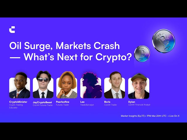 Oil Surge, Markets Crash — What’s Next for Crypto?