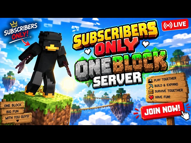 🔴Live Minecraft Public SMP | 24/7 online #minecraftlive