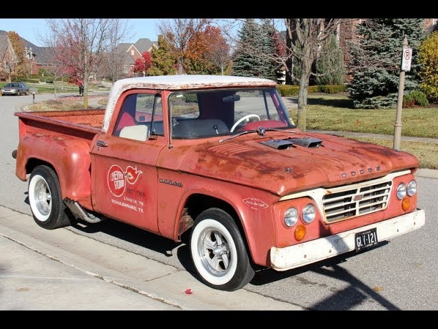 1964 Dodge D100 Hemi Cherry Bomb Test Drive Classic Muscle Car for Sale in MI Vanguard Motor Sales