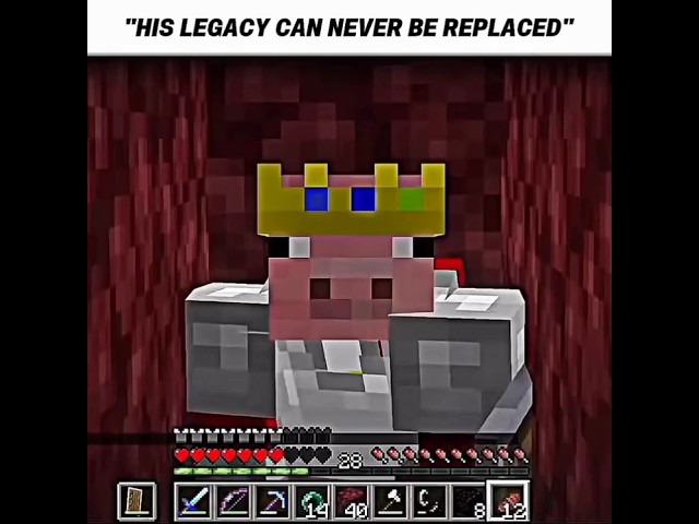 TECHNO BLADE NEVER DIES 👑🔥 #minecraft #techoblade #mcpe