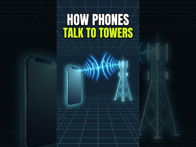 How Does a Mobile Phone Send & Receive Signals? 📱📡 | ECE Explained