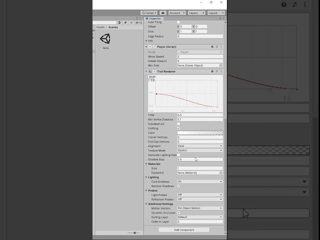 Unity Trail Renderer for 2D Games - Unity Tutorial for Beginners