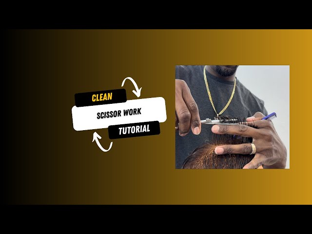 🔥Clean scissor work! Working clean(organized)  Shear Cutting Tutorial.
