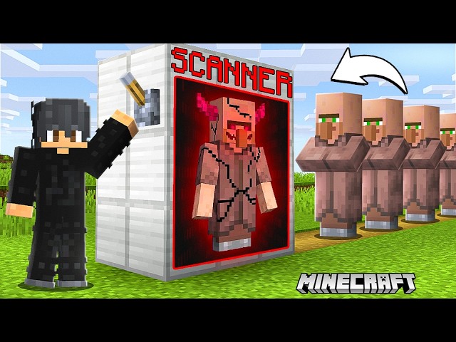 Using SCANNER to Find EVIL VILLAGER in Minecraft!