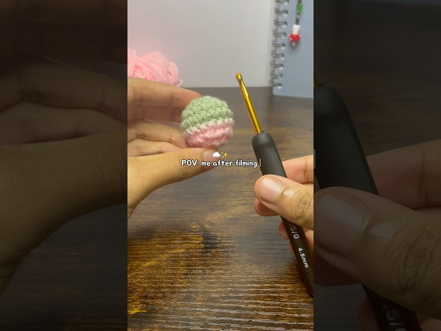It’s like a bouncy ball! ✨☁️ | crochet for beginners #beginners #crochet #tutorial