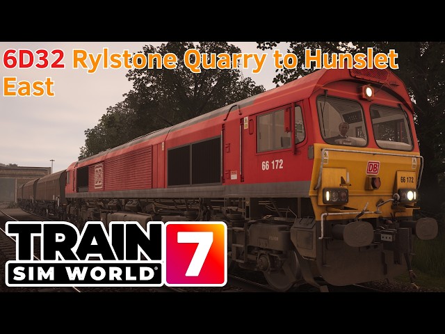 6D32 Rylstone Quarry to Hunslet East - Airedale & Wharfedale Lines - Class 66 - Train Sim World 7