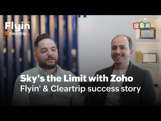 Redefining travel experiences: Flyin, Cleartrip, and Zoho One