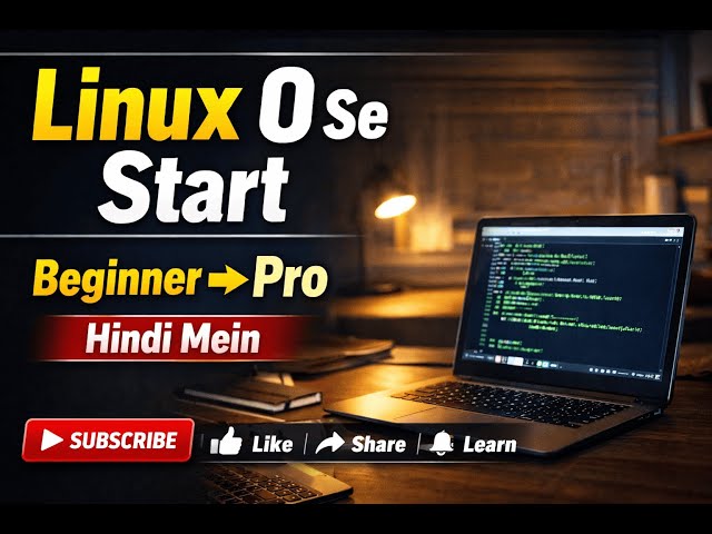 Beginner to Advanced Linux Course in Hindi | Linux Tutorial