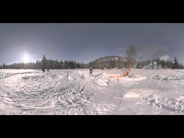 Flamethrower vs Snowman in 360
