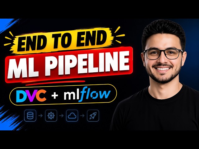 End-to-End ML Pipeline Implementation with DVC & MLflow | MLOps Bootcamp #9