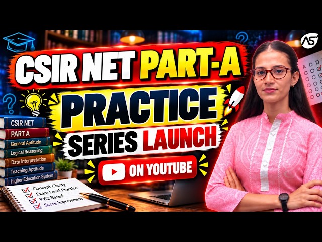 PART-A Practice COURSE LAUNCH | CSIR NET DEC 2026 #apnasapnajrf