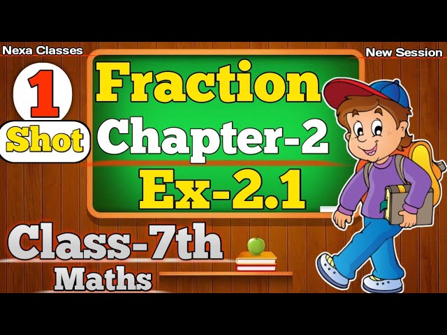 Class 7th Maths Exercise -2.1 | Chapter 2 (Fraction And Decimals) | All Questions |NCERT New Session
