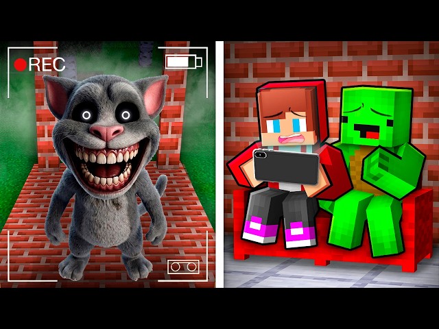 Why Mikey and JJ Got Tom.exe on Hidden Cameras in Minecraft ?! - Maizen