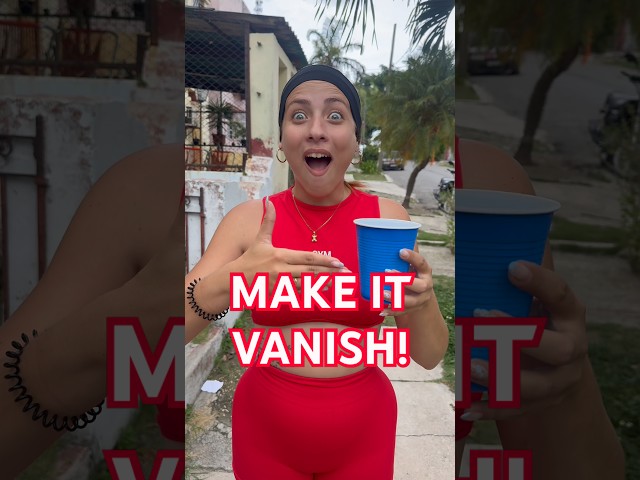 Learn the glass liquid vanish trick🥛