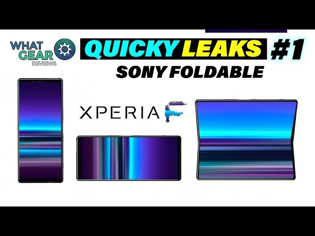 Sony Xperia Flex Foldable Phone - Quicky Leaks Vol. 1