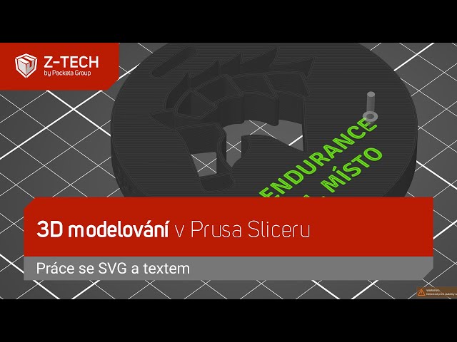 3D modelování v programu Prusa Slicer