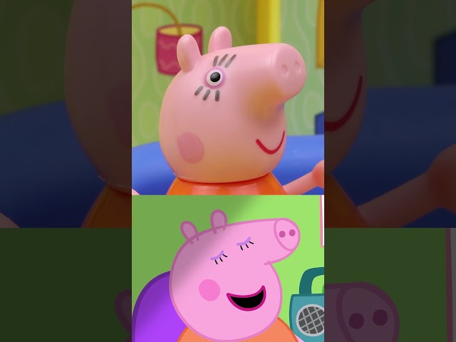 Toy VS Tales: Spa Day! #PeppaPig #Shorts