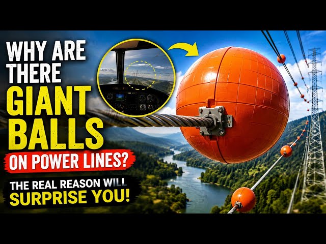 Why Are There GIANT Balls on Power Lines? The Real Reason Will Surprise You!