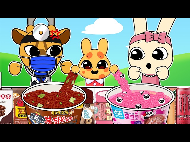 DR. HOLLOW HAS A BABY! | Animal Hospital | Convenience Store MUKBANG animation | asmr | MYMY