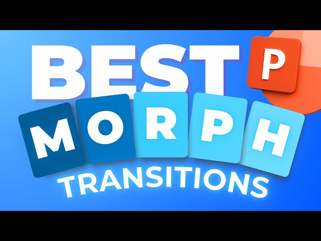 5 BEST Morph Transitions in PowerPoint