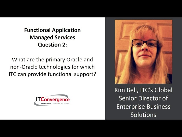 Platform Knowledge Drop - Functional Application Managed Services