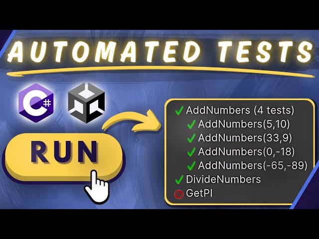 Stop Testing Games Manually - Unity Automated Testing