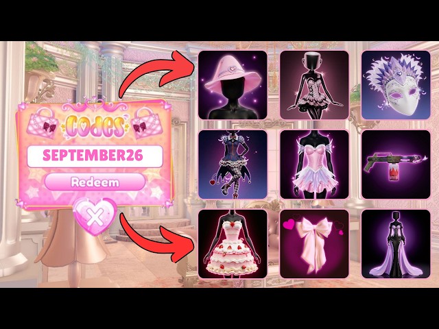 *NEW CODES* ALL WORKING CODES FOR DRESS TO IMPRESS SEPTEMBER 2026!
