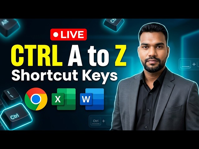 Keyboard A to Z Shortcut Keys | Keyboard Shortcuts A to Z | Keyboard Shortcuts | Ctrl + A to Z Short