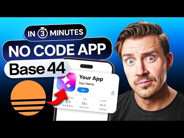 How to Build an App with AI in 3 Minutes (feat. Base44 AI App Builder)
