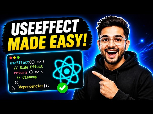 React useEffect Hook in Hindi | Dependencies & Cleanup Explained