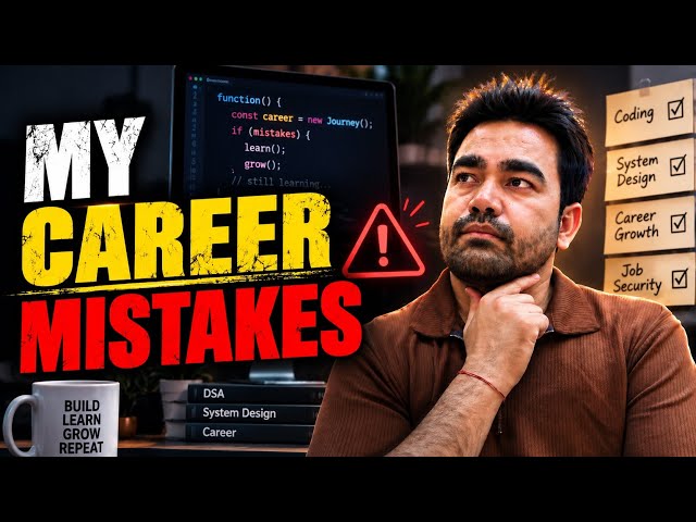Software Career: Mistakes, Regrets & Lessons Learned