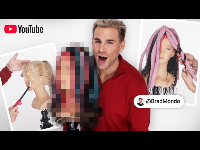 Can @Brad Mondo combine YouTube's most unhinged hair trends into one beautiful look?