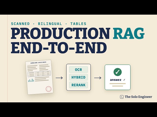 The Production RAG Pipeline for Real-World Documents (End-to-End)